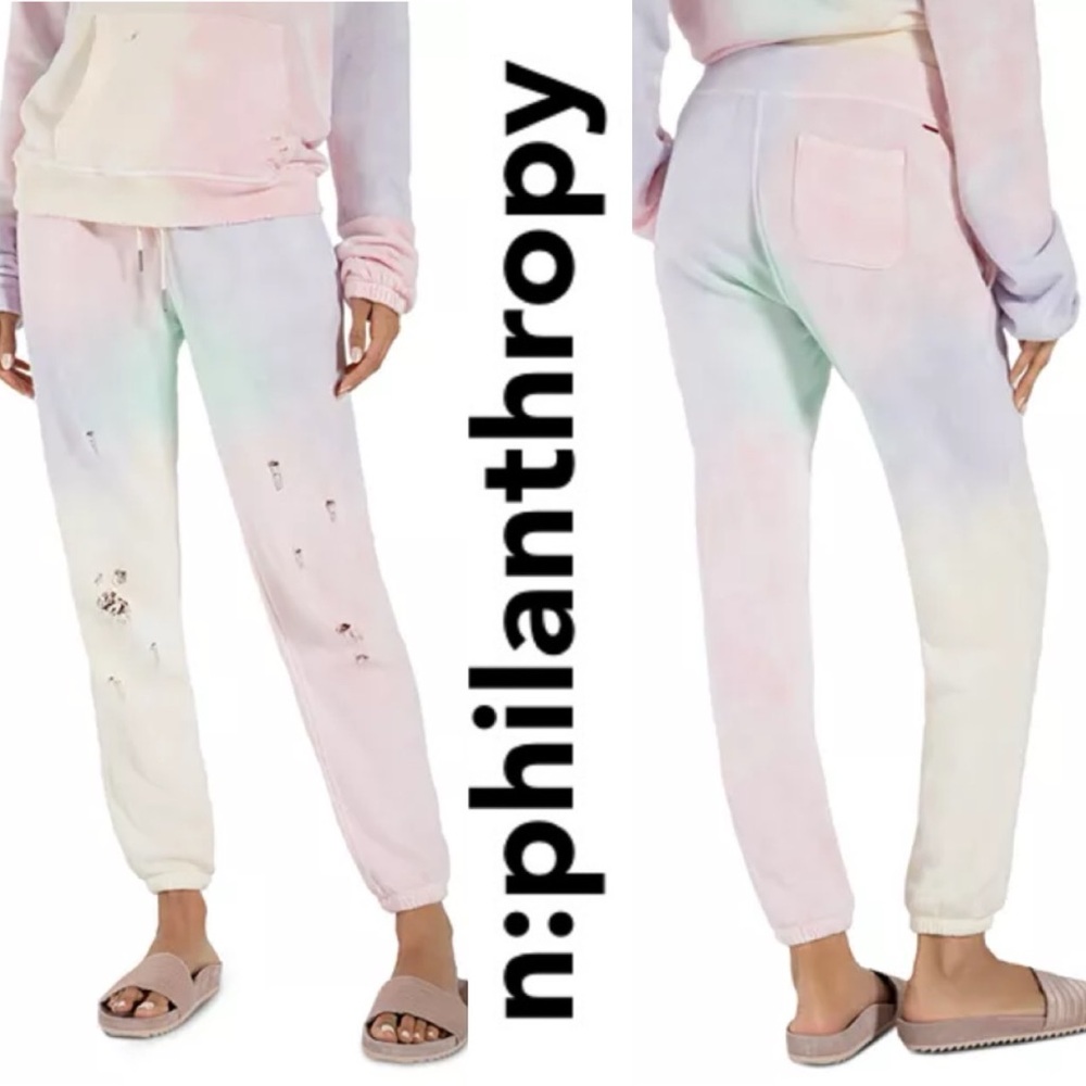 N.PHILANTHROPY DERBY FRENCH TERRY WOMENS JOGGER SWEATPANTS *NWT*